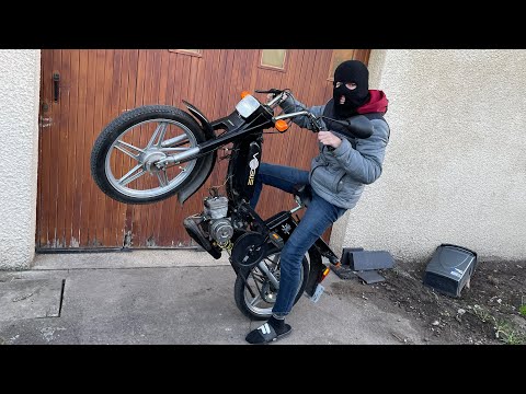 Réglage variateur origine débridé sur Peugeot 103