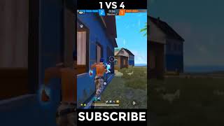 1vs4😱 Noob Gaming is Bank with Bawal clutch🥰🔥wot 🎯😎 !!#nextlord#freefire #shorts #noobgaming