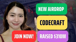 NEW AIRDROP: CODECRAFT $310M RAISED STEP-BY-STEP TUTORIAL