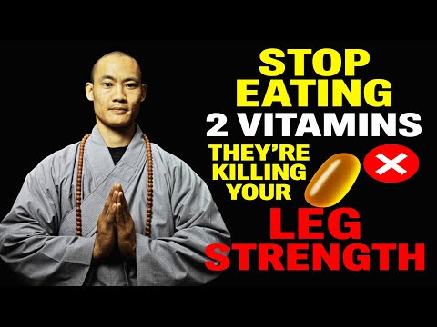 Seniors: 2 WORST Vitamins DESTROYING Leg Strength & Causing Cramps After 60 | Shi Heng Yi