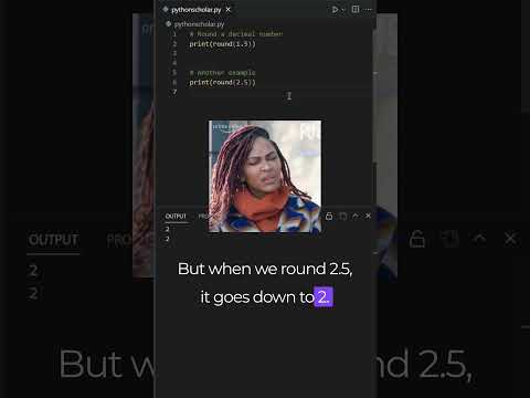 Python's ROUND Trick! #coding #programming #python