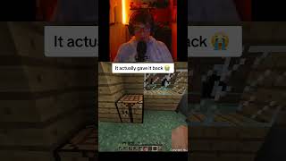 Minecraft horror can be nice sometimes I guess 😭 #minecraft #error422