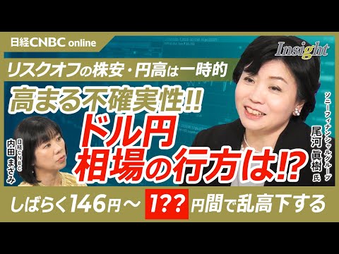 【6月頃までドル円は146円～158円のレンジ相場に│尾河眞樹氏】高まる市場の不確実性と為替市場／トランプ関税や日銀利上げ観測／ドル安と円高が同時に／日経平均株価暴落時のようなショック…あっても一時的