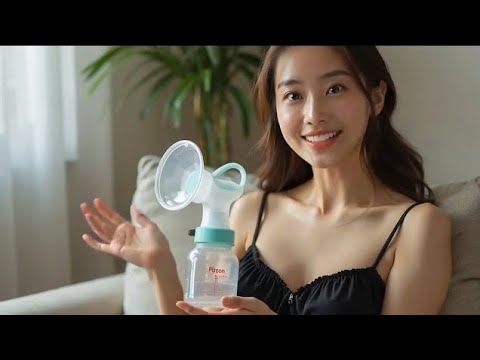 [4K] Breastfeeding pump tutorials 【pigeon搾乳機/Breast Pump Tutorial】手動搾乳機の使い方講座 保育士が解説 #育児 #子育て #搾乳