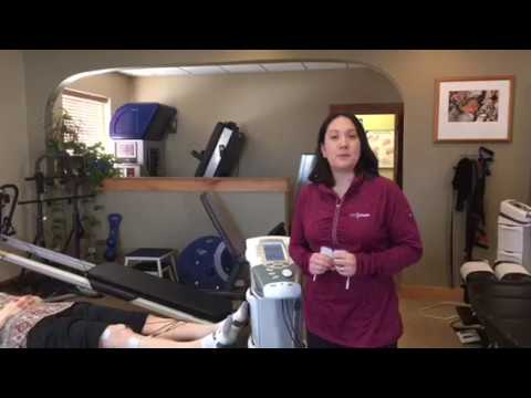 Electric Stimulation Demonstration for Pain Management | Pro Phsyio