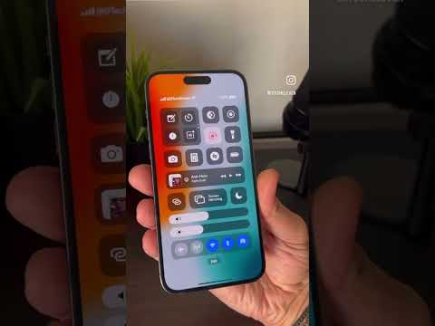 iOS 17 Functioning Control Center - An iOS 17 Control Center Concept on the iPhone 14 Pro Max
