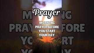 MORNING PRAYER BEFORE YOU START YOUR DAY #MORNINGPRAYER #QUOTES #JESUS
