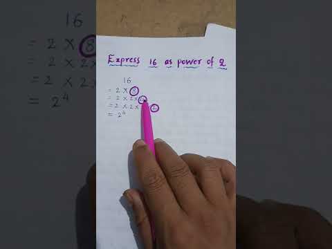 16 as power of 2