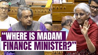 Listen to Shashi Tharoor's Poetic Critique of Tax Policies, In Lok Sabha | BJP | Nirmala Sitharaman