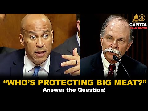 “Senator Booker Slams USDA Over Beef Labeling, Antitrust Failures & Big Meat Power Grab”