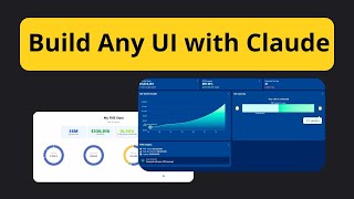 Build any webapp UI with Claude
