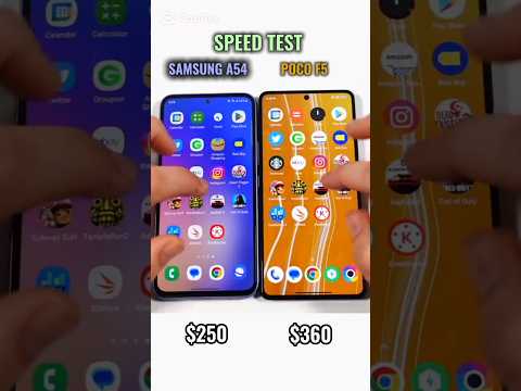 Samsung a54 vs Poco f5 asphalt 9 legend speed test #poco #samsung #gaming #mobilegame