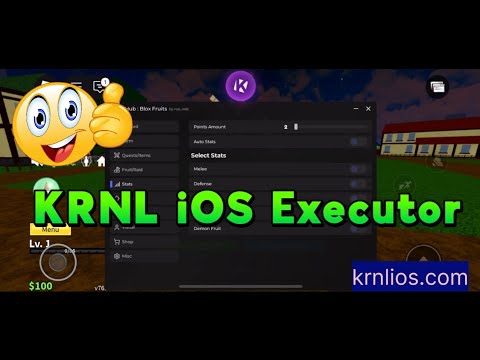 Krnl iOS Executor (Direct Install) without IPA file & Computer 2025