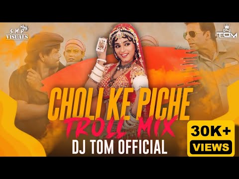 Choli Ke Piche X Teri Dadi Ma Hain ( Troll Mix ) DJTOMOFFICIAL || #troll #memecontent