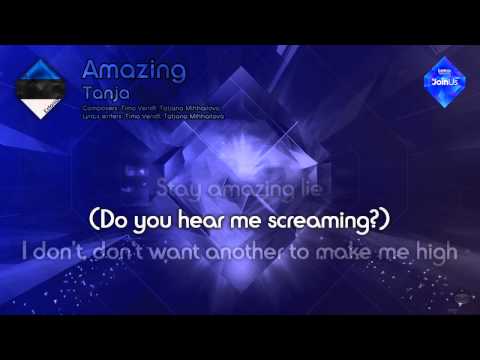 Tanja - "Amazing" (Estonia) - [Karaoke version]