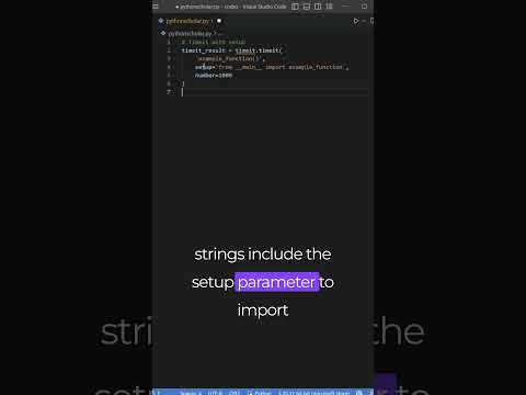 Python Quick Hack: Profiling Code with Timeit #coding #programming #python