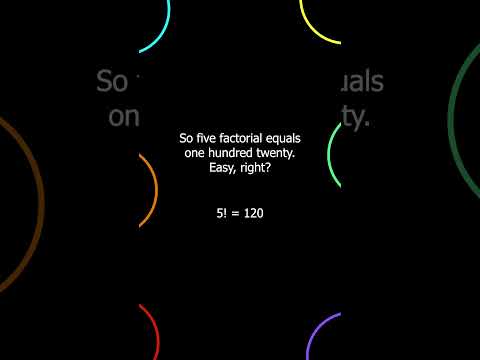What are factorials? #math #mathematics #maths
