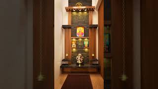 Best Pooja Room Ideas🪟 | ARK Infra Design Studio | #interior #shorts #youtubeshorts #poojaroomtips