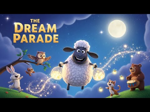 Bedtime Rhyme for Kids song 🌙 | Silver Sheep & DreamlandAdventure lullaby and sleep music