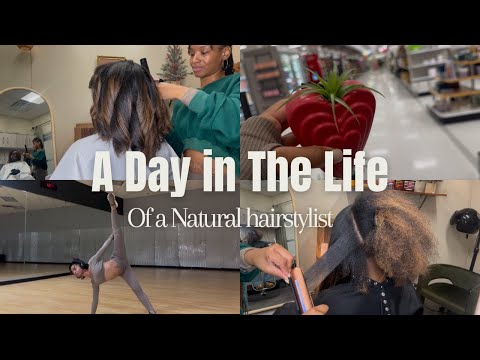 Vlog | A Day In The Life of a Hairstylist | Errands | Gym