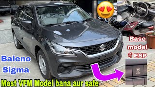 Sirf thodi accessories lagwao isse top model banao - Maruti Suzuki Baleno sigma base model most VFM