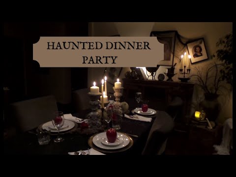 Haunted Halloween Dinner Party | DIY Decorate with Me| Halloween Party Ideas