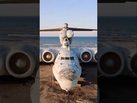 Ghost of the Sky: Abandoned Military Jet on the Beach! #trending #ghost #video #facts #shorts