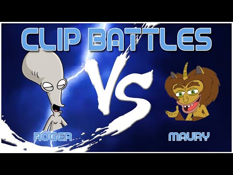 Cartoon Clip Battles Roger v Maury (American Dad vs Big Mouth)