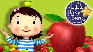 Apple Song - Healthy Foods | Nursery Rhymes for Babies by LittleBabyBum - ABCs and 123s