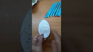 Fun DIY for kids 😊🐣#fundiy #papercraft #diyideas #diycrafts #chickencraft #diy