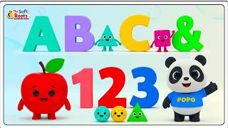 Preschool Learning activities for 3 year olds at home | Learn ABC Phonics Shapes Numbers Colors 🌈