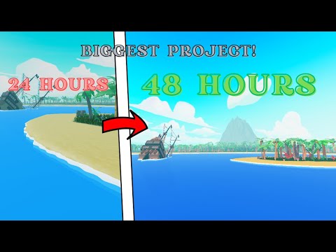 48 hours of my BIGGEST roblox project!#roblox #robloxdev 🌋