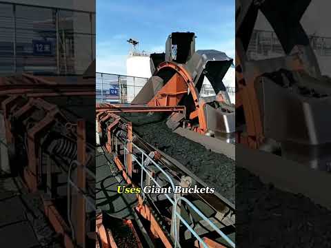 How 200,000 m³ of Coal Gets Loaded#Knowledge #Engineering #MegaMachines