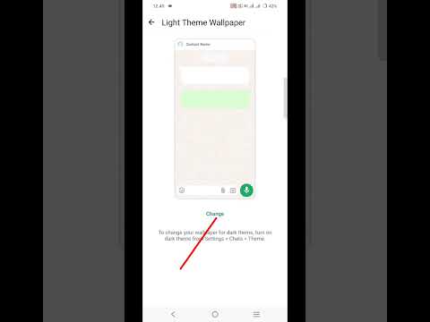 How to Use Chat Wallpapers on WhatsApp | WhatsApp Me Chat Wallpaper Kaise Use Kare #WhatsApp #shorts