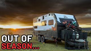 SNOWY MOUNTAINS - Did we time this right…?  || Off Grid Caravanning |  Mt Kosciuszko NSW