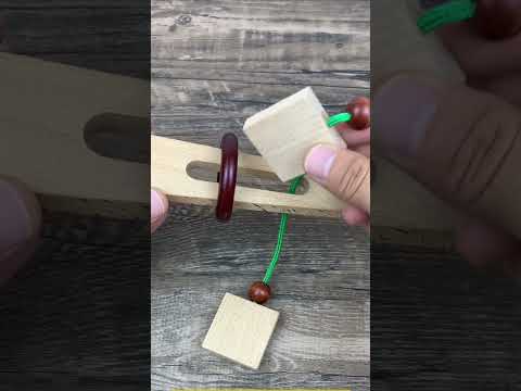 Do you understand this classic topological hole puzzle? #puzzle #woodpuzzle #shorts