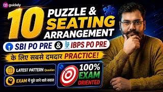 🔥 SBI PO 2026 Prelims | Most Expected Puzzle & Seating Arrangement | Score 25+ in Reasoning 💯