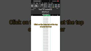 Excel QuickTips: How to convert text to dates #excel #exceltutorial