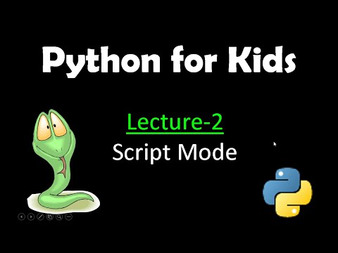 python for kids tutorial Lecture 2