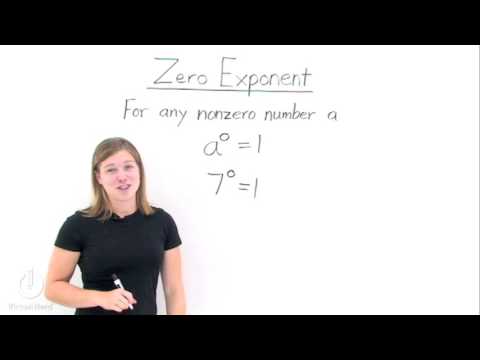 What Do You Do With a Zero Exponent?