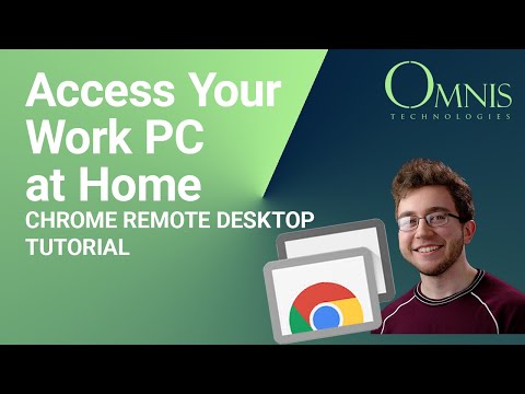 How to Access Your Work PC From Home - Chrome Remote Desktop Tutorial
