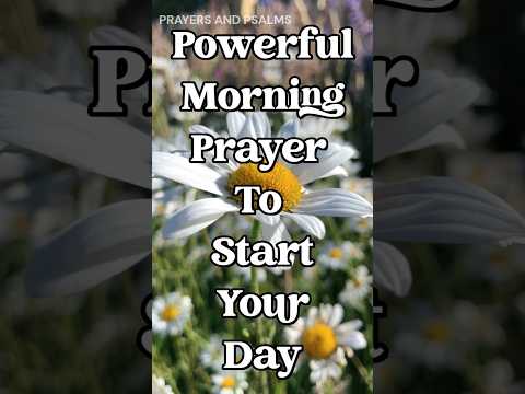 Morning Prayer to Start Your Day With God's Peace #morningprayer #prayer #devotional