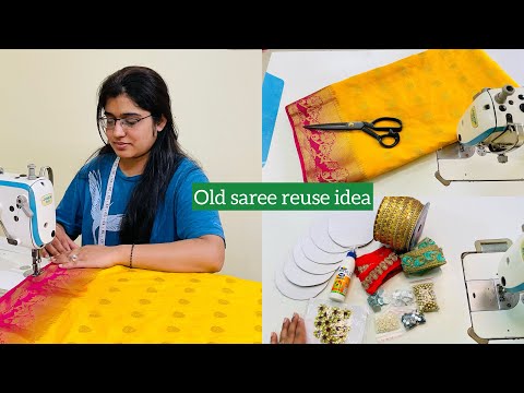 पुरानी Saree का Use करे के बनाई दिवाली के लिए इतनी सुंदर चीज़ । Diwali decorations idea