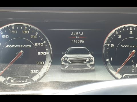 S Class W222 S500 IC222 flashed to S63 330KM/h AMG menu