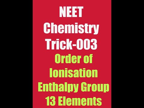 NEET Chemistry Trick -003 #neet #pblockelementschemistry #neet2023