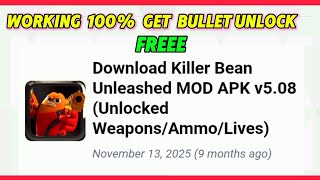 HOW TO GET UNLIMITED MONEY 🤑🤑 HACK DOWNLOAD IN KILLER BEAN UNLEASHED