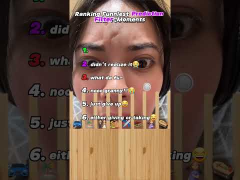 Ranking Funniest Prediction Filter Moments