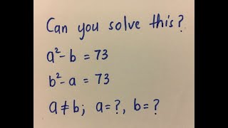 Math Olympiad Problems | Solving Equations | Math Curiosity | Can you solve this?