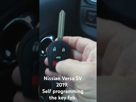 Self Programming a key fob. Nissan Versa SV 2019. #diy