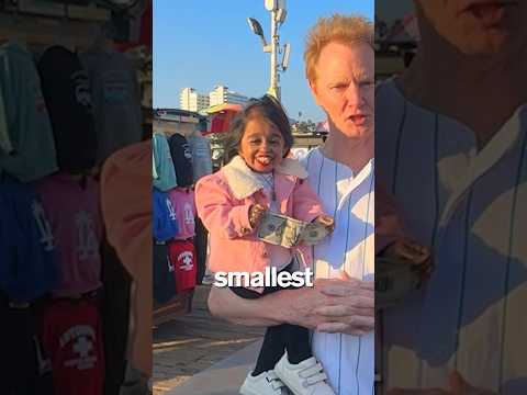 GUESS THE AGE of WORLD'S SHORTEST WOMAN for $100 #shorts